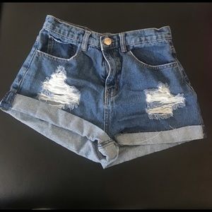 Jean shorts